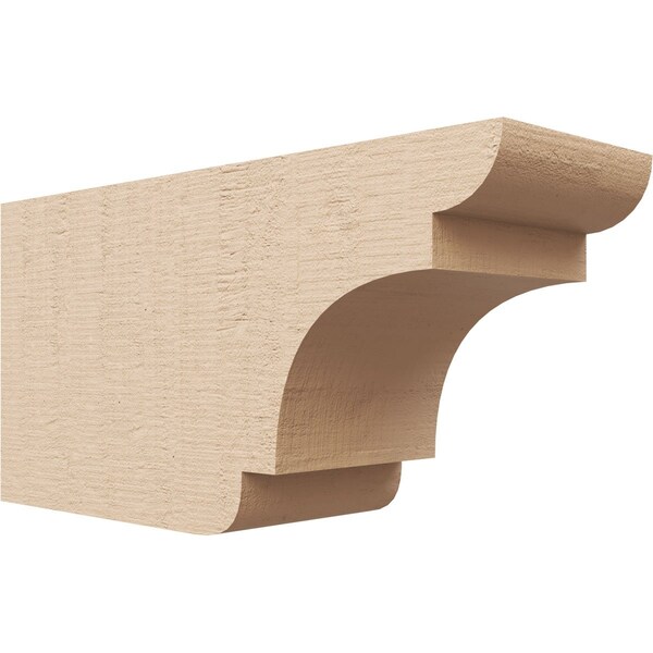 Ekena Millwork 4in. W x 6in. H x 12in. L New Brighton Woodgrain TimberThane Rafter Tail, Primed Tan RFTUR04X06X12NEBRCPR - main